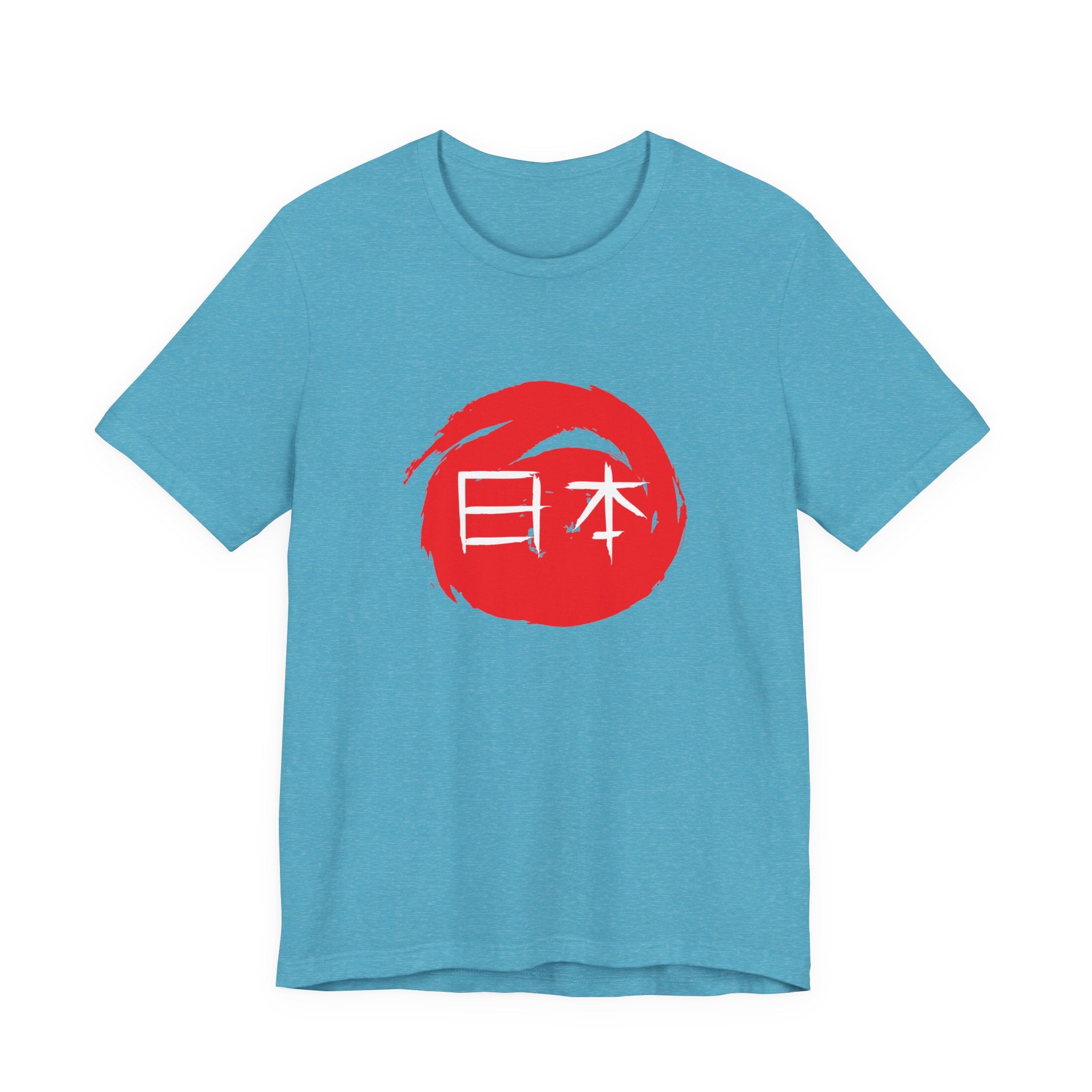 Japan Red Enso T-Shirt — Japanese Calligraphy Tee with “日本” (Nippon)
