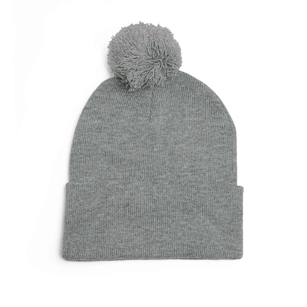 Embroidered 'Tokyo' Pom-Pom Knit Beanie – Cozy Travel & Winter Hat
