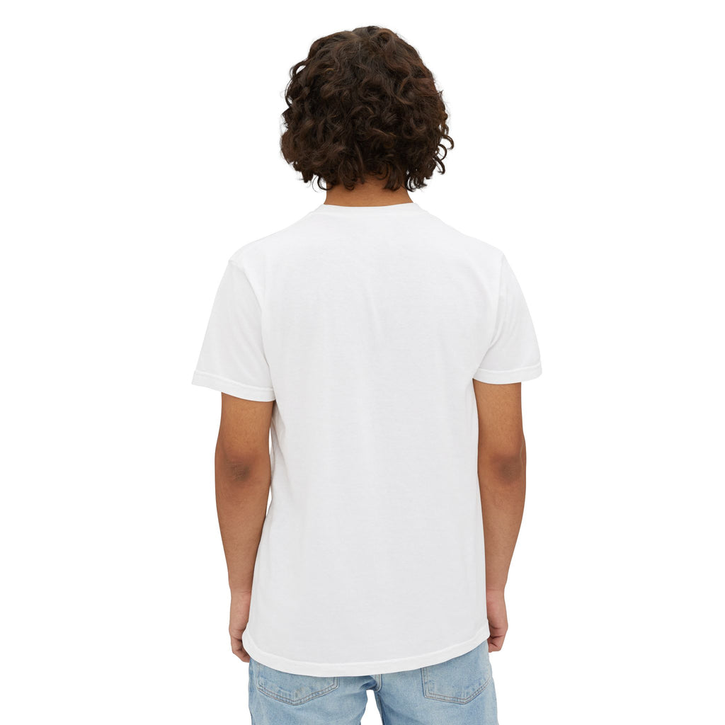 Zen Pocket T‑Shirt — Minimalist White Pocket Tee with Small 'ZEN' Logo