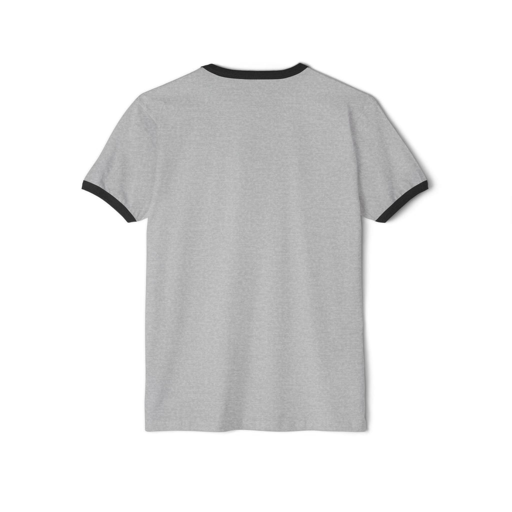 Ringer Tee — "One Step at a Time" (一步一歩) Minimalist Motivational T-Shirt