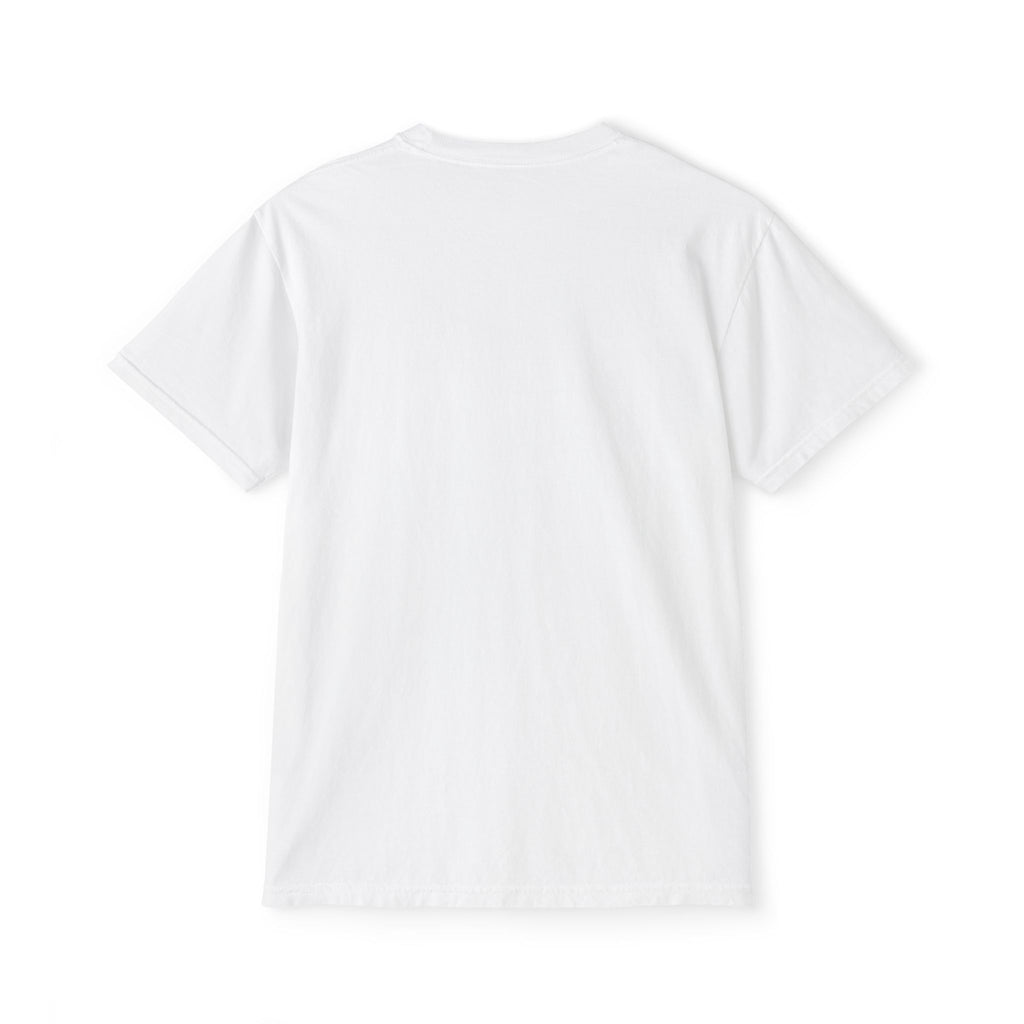Zen Pocket T‑Shirt — Minimalist White Pocket Tee with Small 'ZEN' Logo