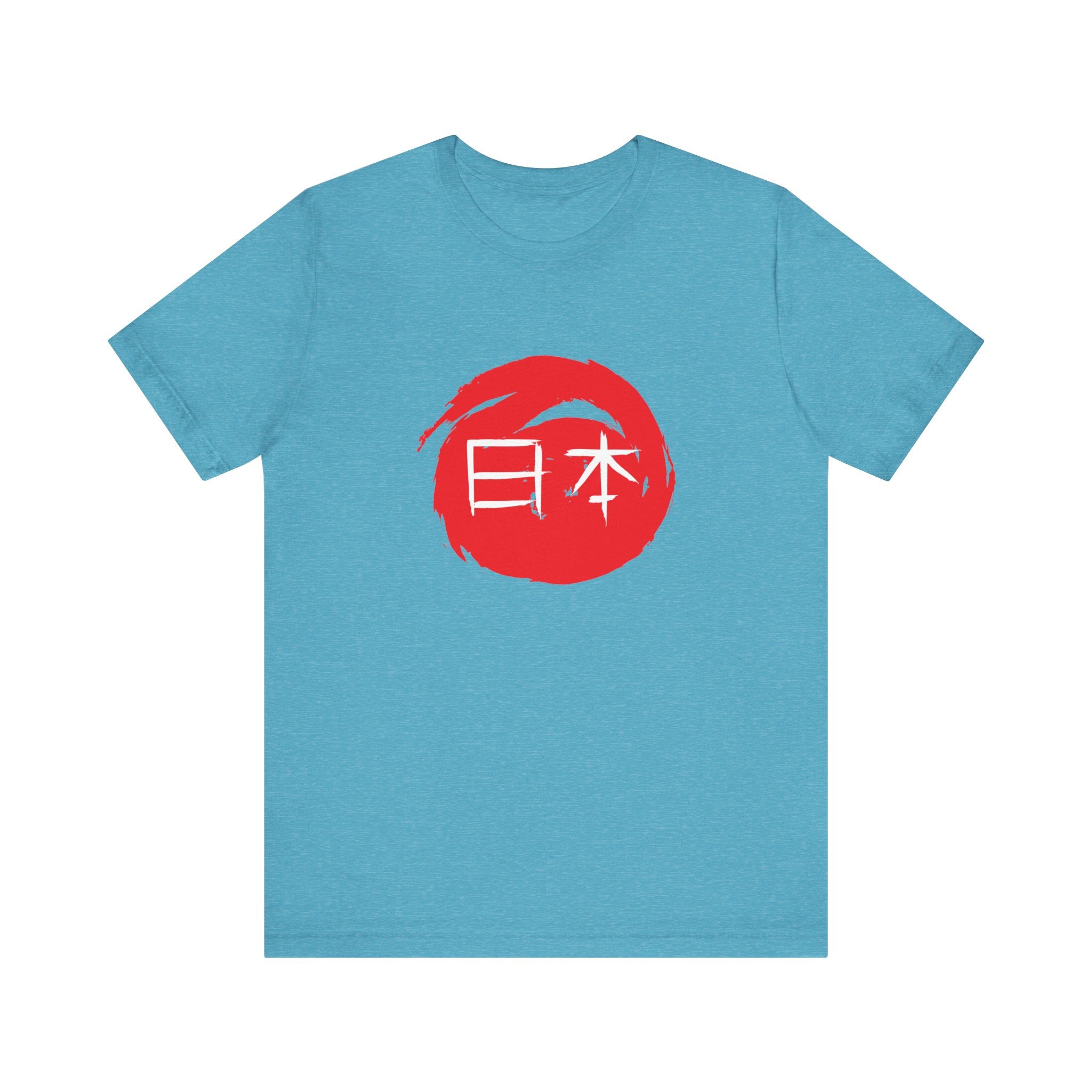 Japan Red Enso T-Shirt — Japanese Calligraphy Tee with “日本” (Nippon)