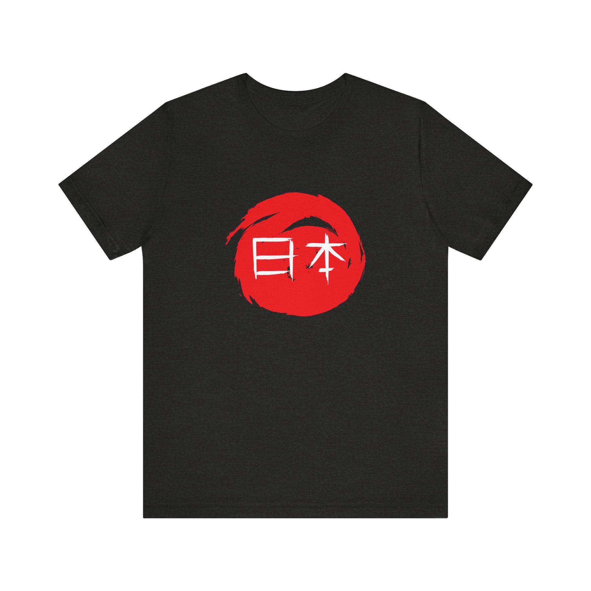 Japan Red Enso T-Shirt — Japanese Calligraphy Tee with “日本” (Nippon)