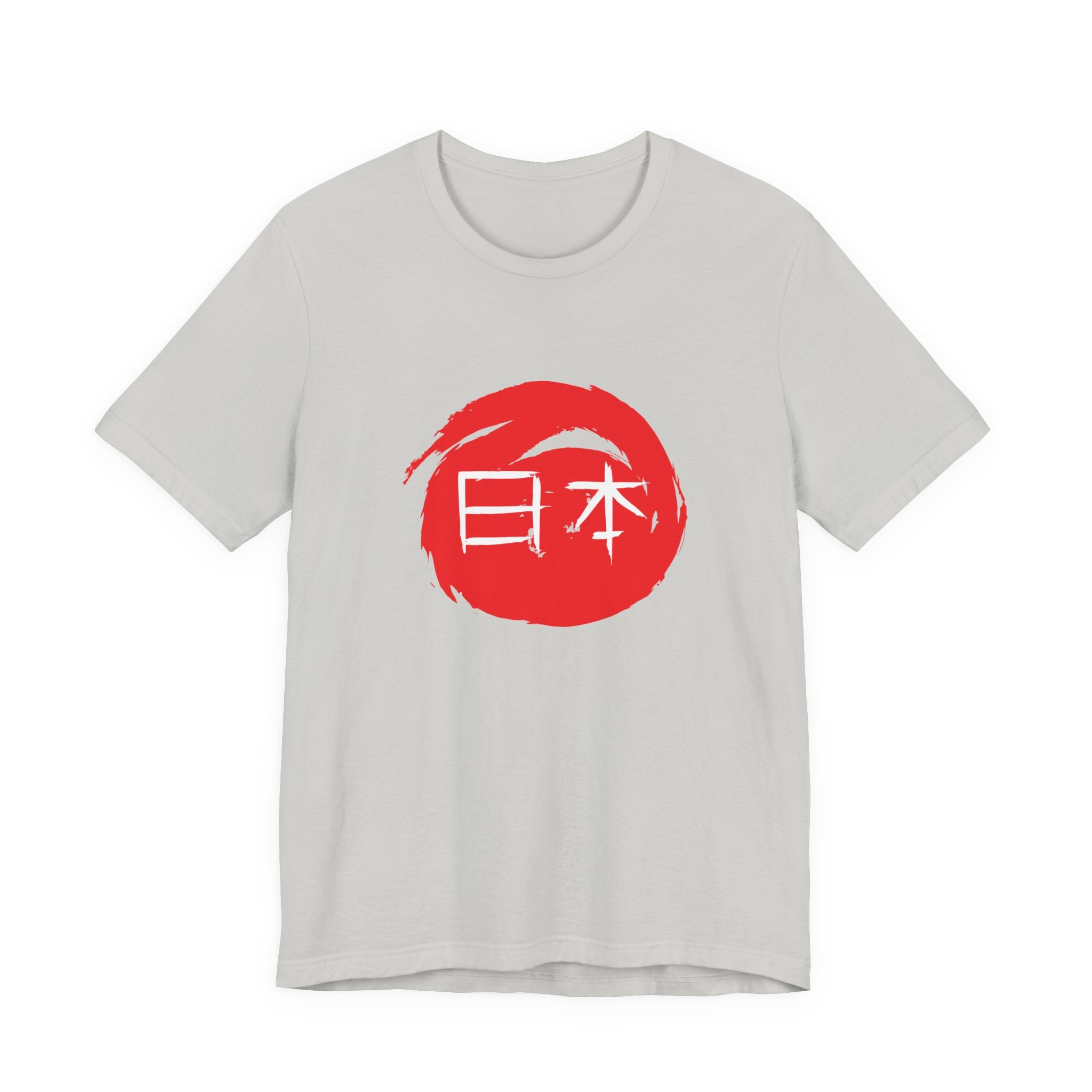 Japan Red Enso T-Shirt — Japanese Calligraphy Tee with “日本” (Nippon)