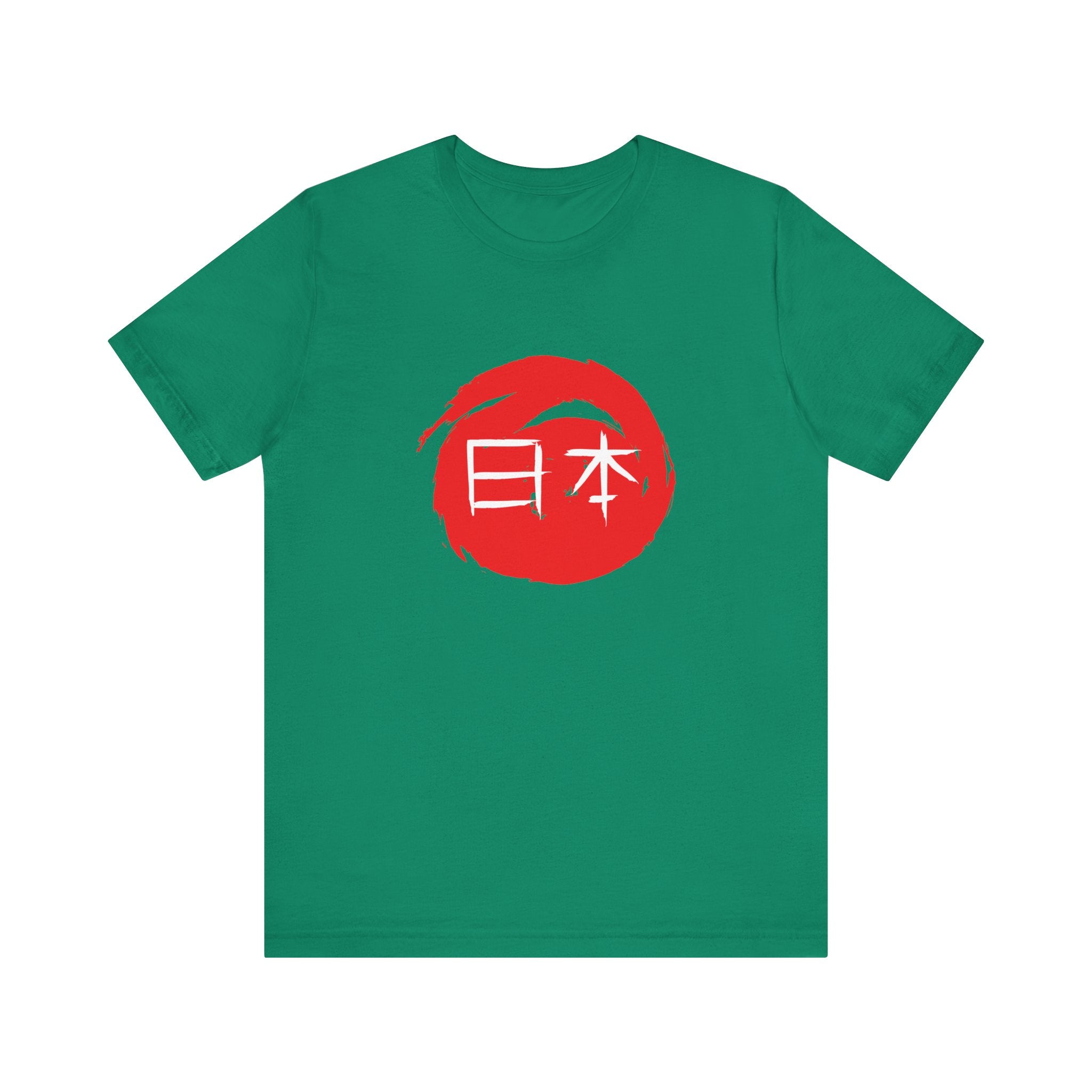 Japan Red Enso T-Shirt — Japanese Calligraphy Tee with “日本” (Nippon)