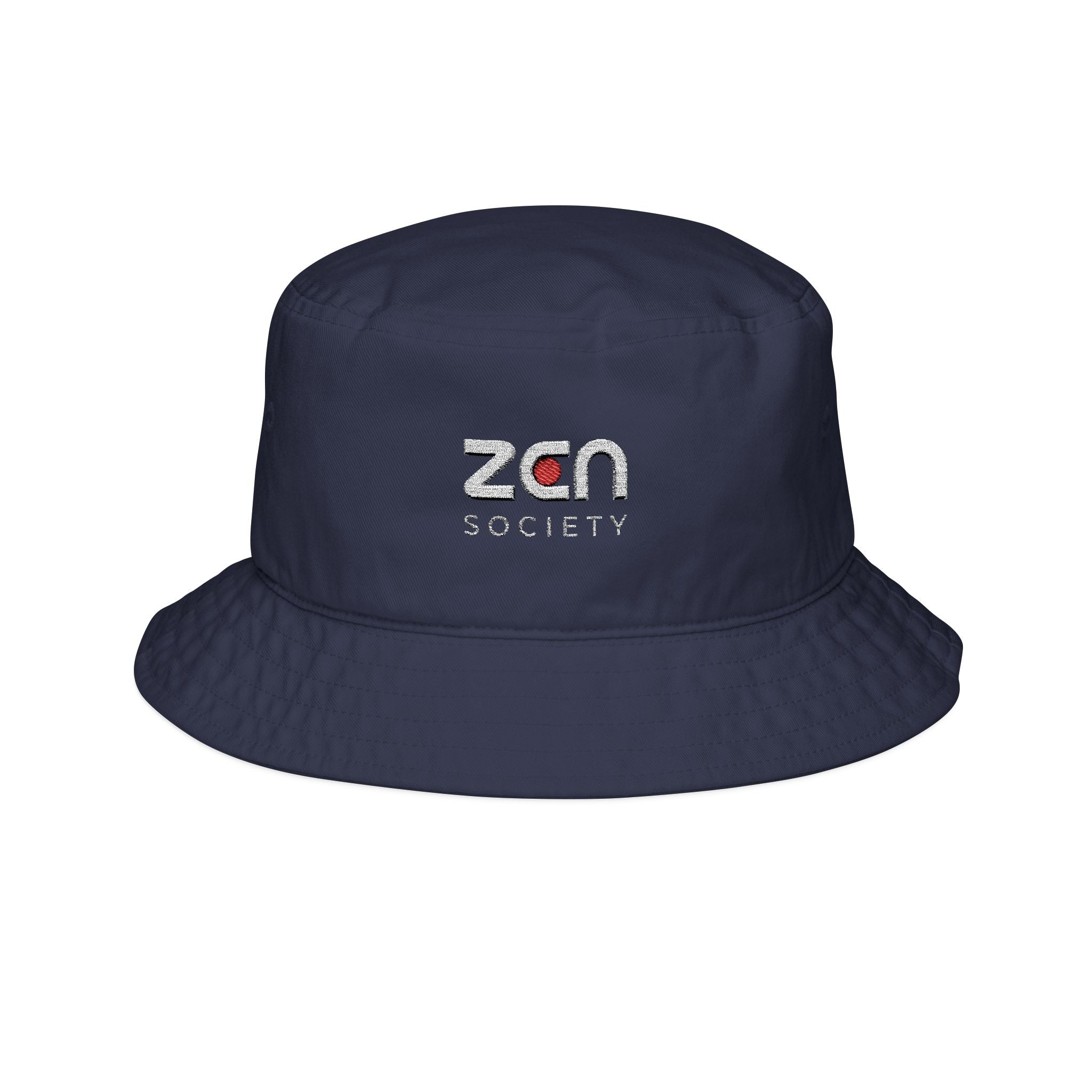 Zan Society Embroidered Bucket Hat — Casual Streetwear Sun Hat