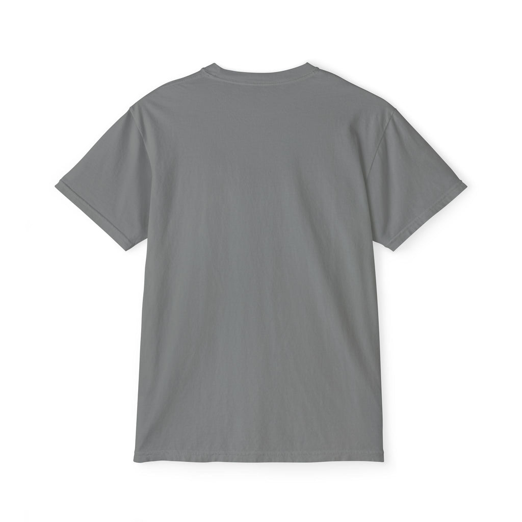 Zen Pocket T‑Shirt — Minimalist White Pocket Tee with Small 'ZEN' Logo
