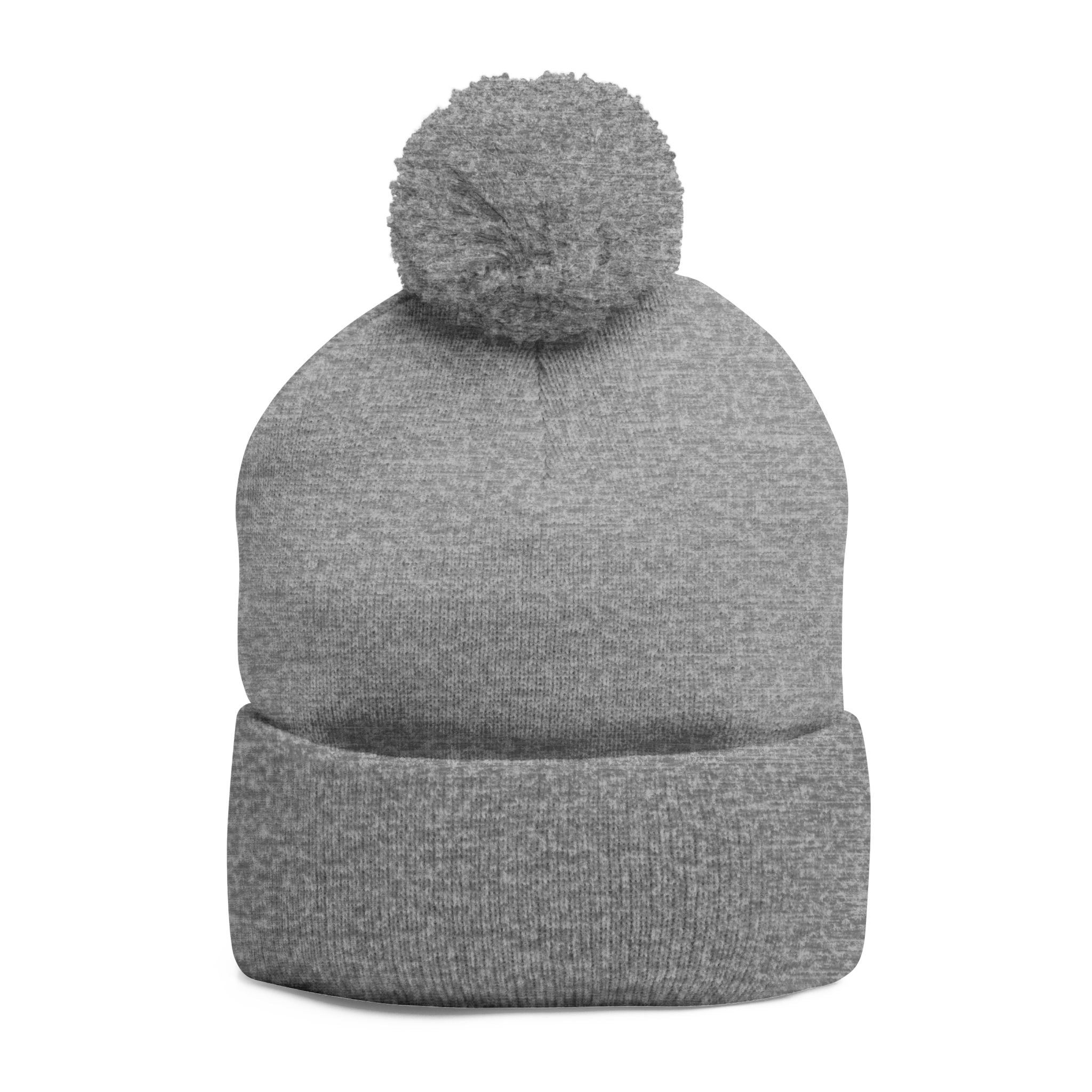 Embroidered 'Tokyo' Pom-Pom Knit Beanie – Cozy Travel & Winter Hat