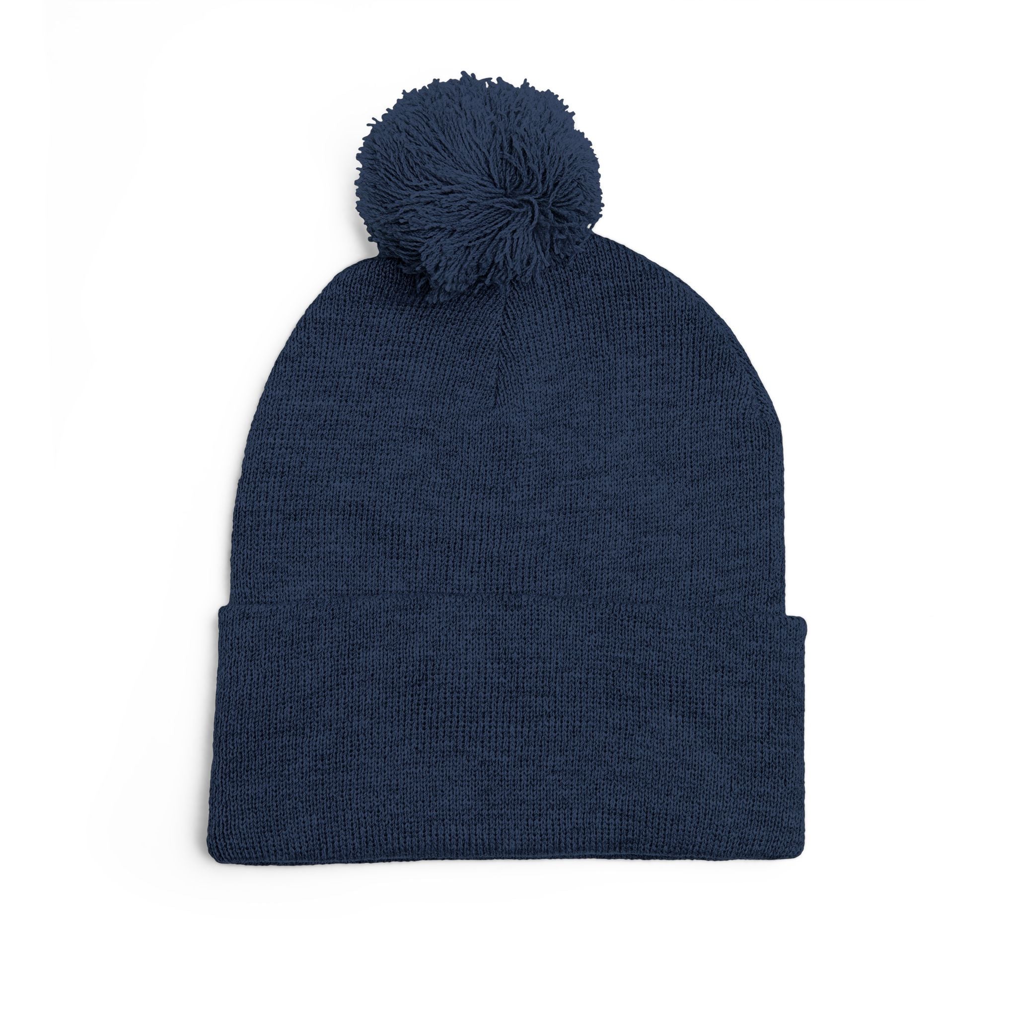 Embroidered 'Tokyo' Pom-Pom Knit Beanie – Cozy Travel & Winter Hat