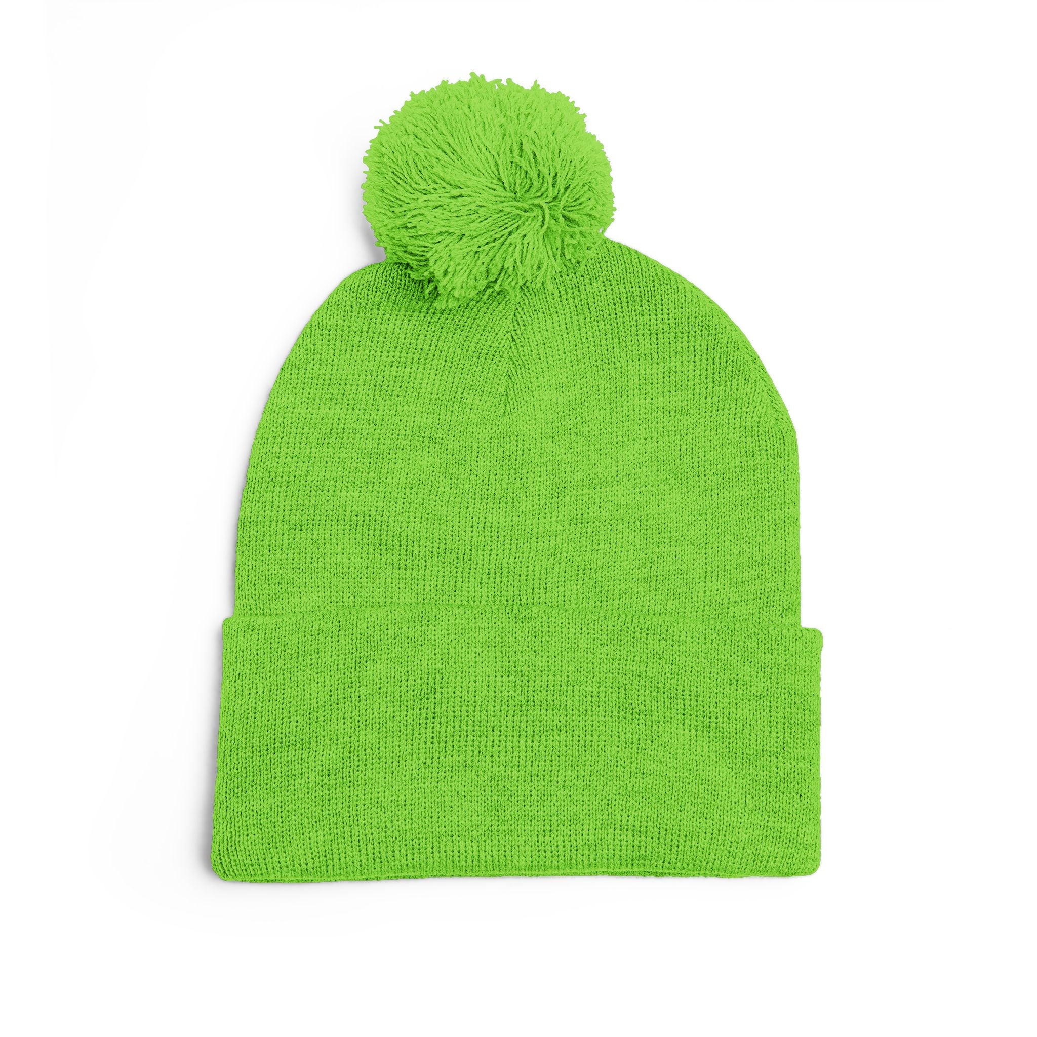 Embroidered 'Tokyo' Pom-Pom Knit Beanie – Cozy Travel & Winter Hat